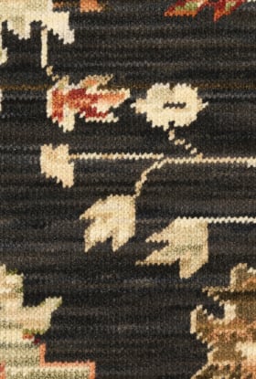 Nourison Home Antique Bloom BLACK