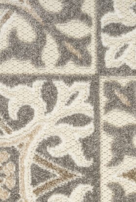 Nourison Home Aloha Ivory Grey