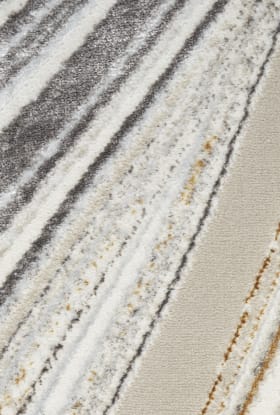 Nourison Home Glitz Grey Gold