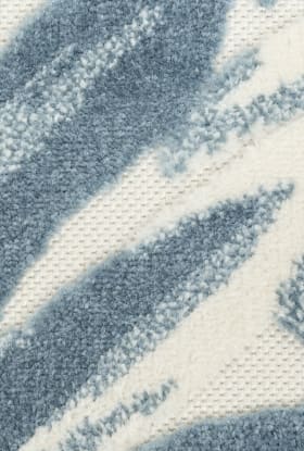 Nourison Home Aloha Ivory Blue