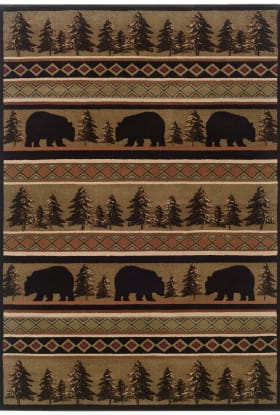Oriental Weavers Hudson 1066a Black