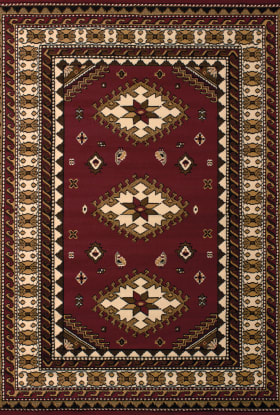 United Weavers Dallas Tres Burgundy