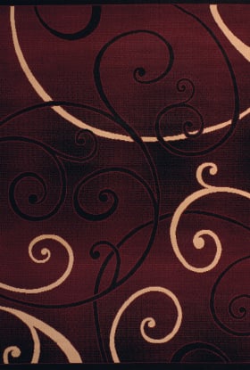 United Weavers Dallas Bangles Burgundy