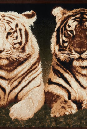 United Weavers Legends Tiger Colors Multi 5'3" x 7'2"