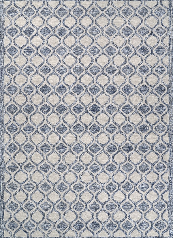 Couristan Silverthorne Mosaic Indigo Collection