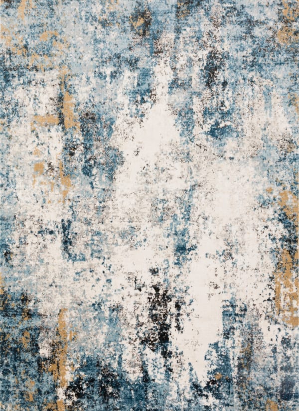 Loloi Alchemy ALC-05 DENIM / IVORY 18" x 18" Sample Collection