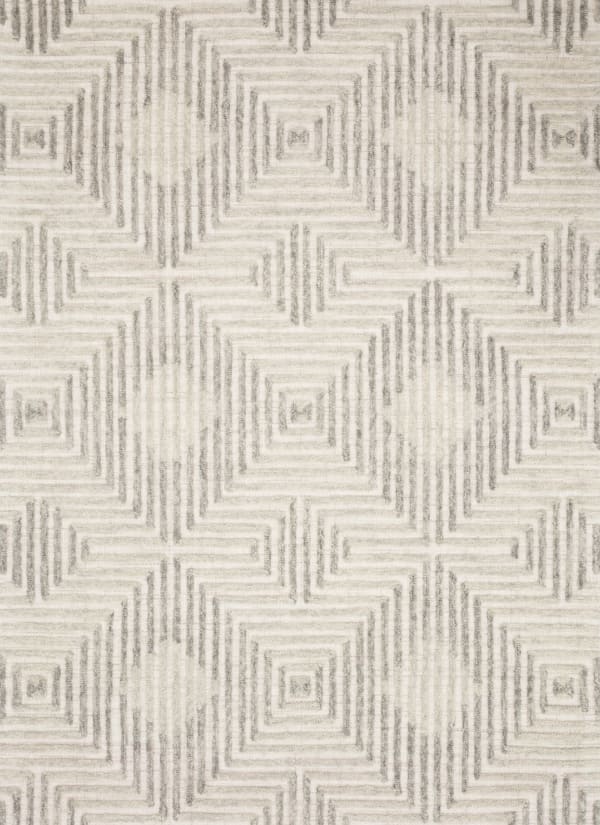 Loloi Ehren EHR-02 Grey / Silver 18" x 18" Sample Collection