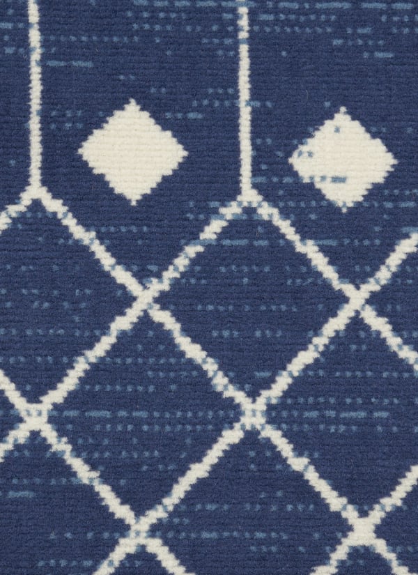 Nourison Home Grafix Navy 2'3" x 7'6" Runner Collection