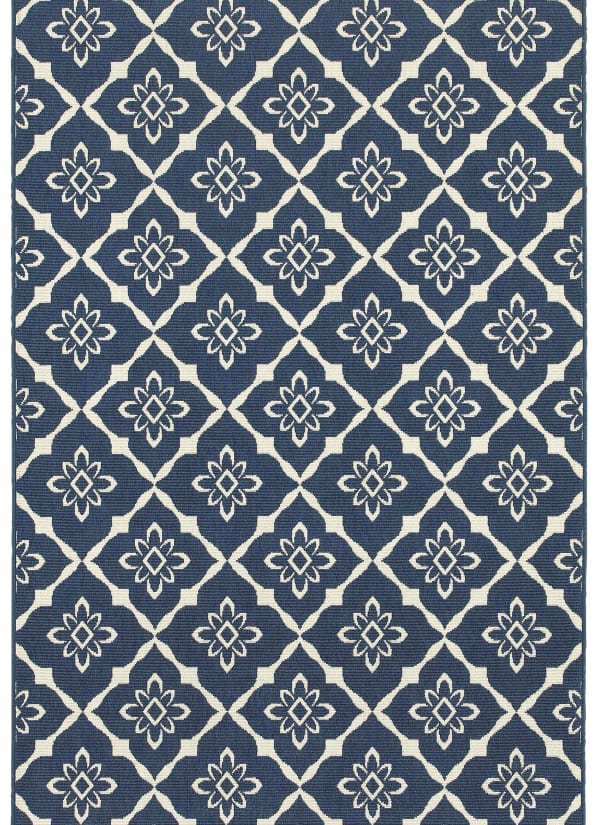Oriental Weavers MERIDIAN 5703b Navy 6'7" x 9'6" Collection