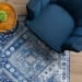 Dalyn Rou Ro3 Denim Room Scene