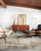 Loloi AXEL AXE-04 Ocean / Beige 9'-3" x 12'-10" Room Scene