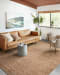 Loloi Bodhi BOD-05 Natural / Natural 7'-9" x 9'-9" Room Scene