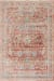 Loloi Claire CLE-01 RED / IVORY 18" x 18" Sample Collection