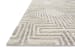 Loloi Ehren EHR-02 Grey / Silver 18" x 18" Sample Room Scene