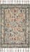 Loloi Elka ELK-01 SKY / MULTI 18" x 18" Sample Collection