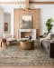 Loloi Layla LAY-03 OLIVE / CHARCOAL 9'-6" x 14' Room Scene