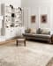Loloi Loren LQ-03 SAND / TAUPE 3'-6" x 5'-6" Room Scene