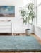 Loloi Mila Shag MIL-01 Spa 7'-9" x 9'-9" Room Scene