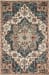 Loloi VICTORIA VK-16 BLUE / RED 3'-6" x 5'-6" Collection