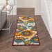 Nourison Home Aloha Multicolor 2'3" x 10' Runner Room Scene