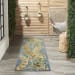 Nourison Home Aloha Multicolor 2' x 6' Runner Room Scene