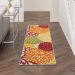 Nourison Home Aloha Red Multicolor 2'3" x 8' Runner Room Scene