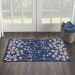 Nourison Home Tranquil Navy 2'3" x 7'3" Runner Room Scene