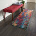 Nourison Home CELESTIAL Atlantic 2'2" x 7'6" Runner Room Scene