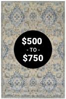 $500 - $750 Rugs