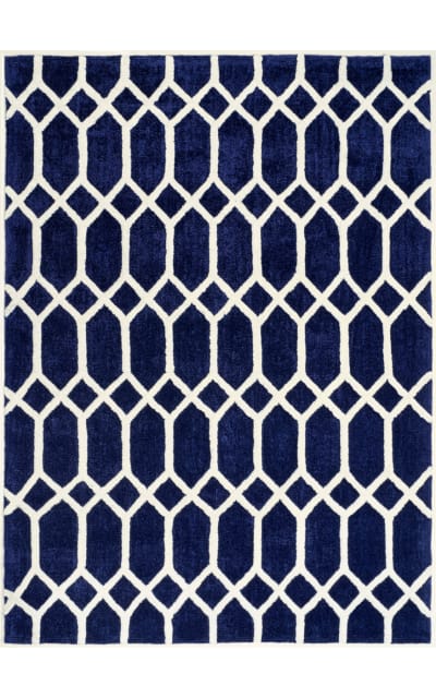 Anji Mountain Pablo 142061 Blue - Ivory Area Rug Clearance