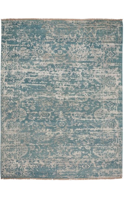 Capel Jain 1201 Medium Blue Area Rug