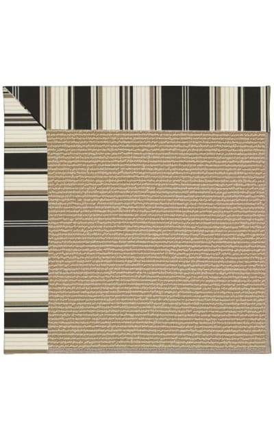 Capel Zoe Sisal 1995 Onyx Stripe Area Rug