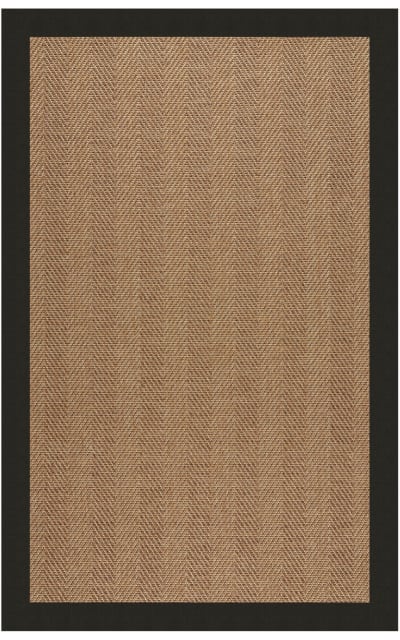 Capel Islamorada Herringbone 2091 Canvas Black Area Rug