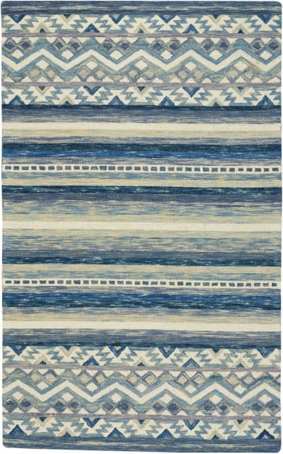 Capel Shakta-Kelim 2569 Blue Area Rug