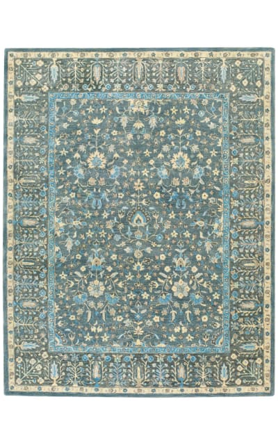 Capel Smyrna Persian Cedars 3157 Blue Area Rug