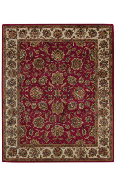 Capel Piedmont Persian 3366 Cinnabar - Ivory Area Rug
