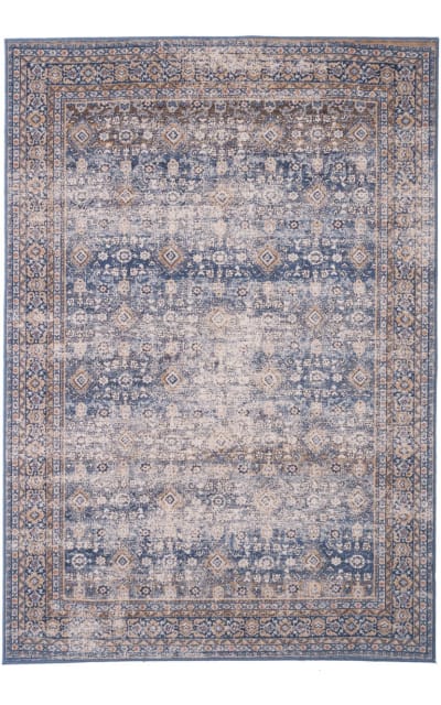Capel Avery Bahktiar 3400 Navy Linen Area Rug