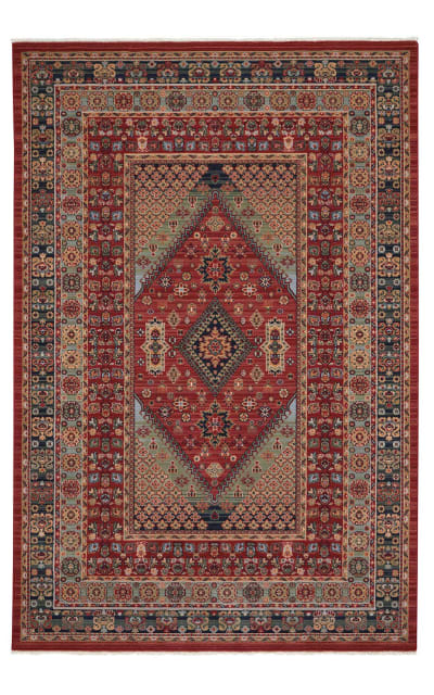 Capel Kindred-Heriz 3450 Sienna Green Area Rug