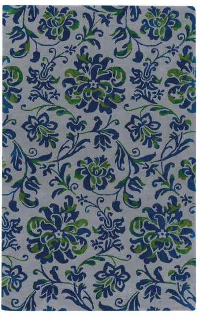 Capel Monte Carlo 3877 Silver Nautical Blue Area Rug