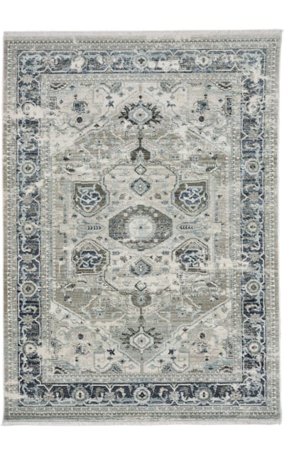Capel Alden-Heriz 3942 Silver Grey Area Rug
