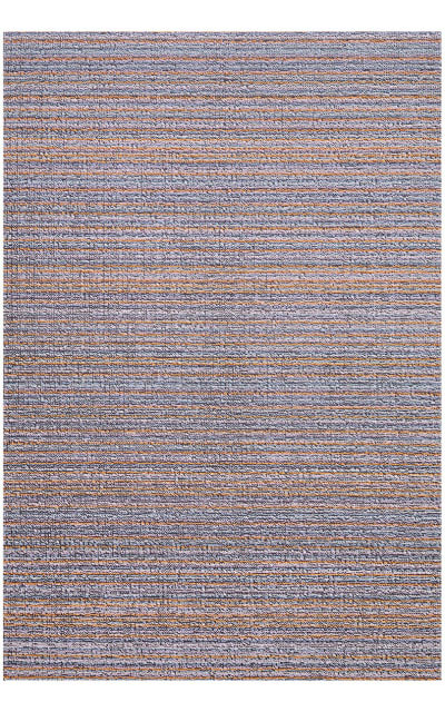 Chilewich Shag Skinny Stripe Periwinkle | Rug Studio