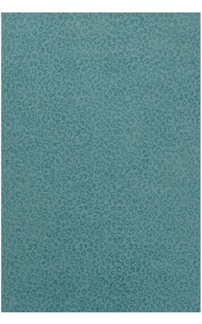 Company C Leopardess 10520 Dusty Turquoise Area Rug