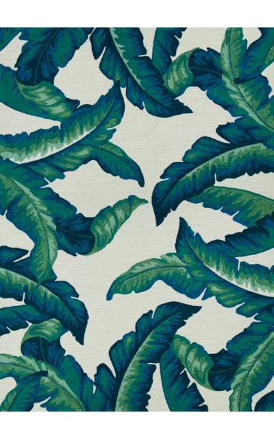 Couristan Covington Palm Leaves Green Area Rug