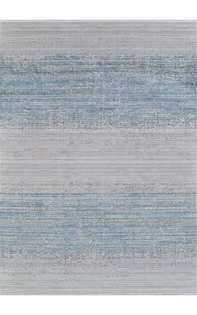 Couristan Siena Ombre Blue - Gold - Ivory Area Rug