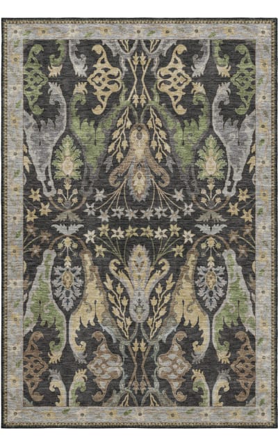 Hatay HY6 Black Area Rug