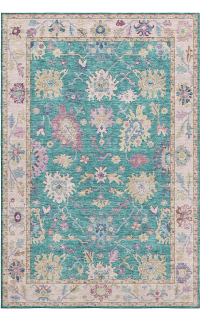 Hatay HY7 Teal Area Rug