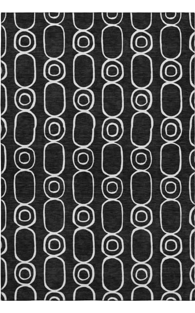 The Reserve TR6 Black Area Rug