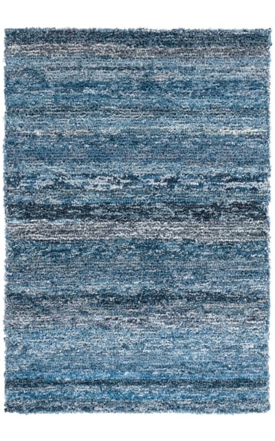 Denim Chindi Hooked Blue Area Rug