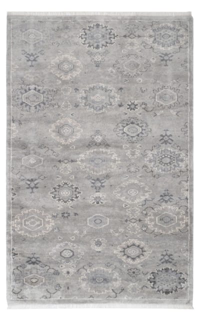 Lila Knotted Grey Area Rug