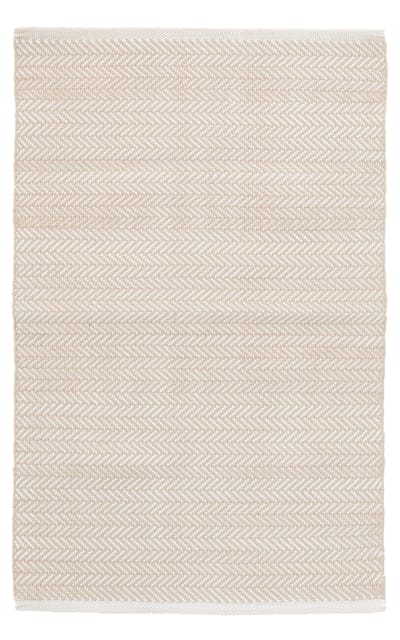 C3 Herringbone Indoor-Outdoor Linen Area Rug
